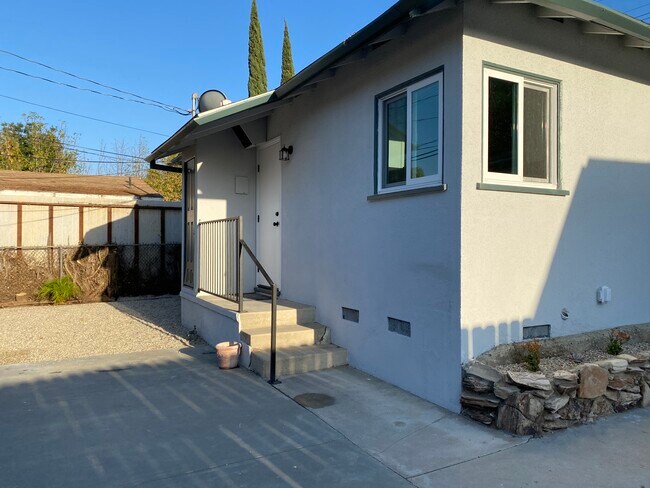 Backyard side yard - 17423 Burbank Blvd