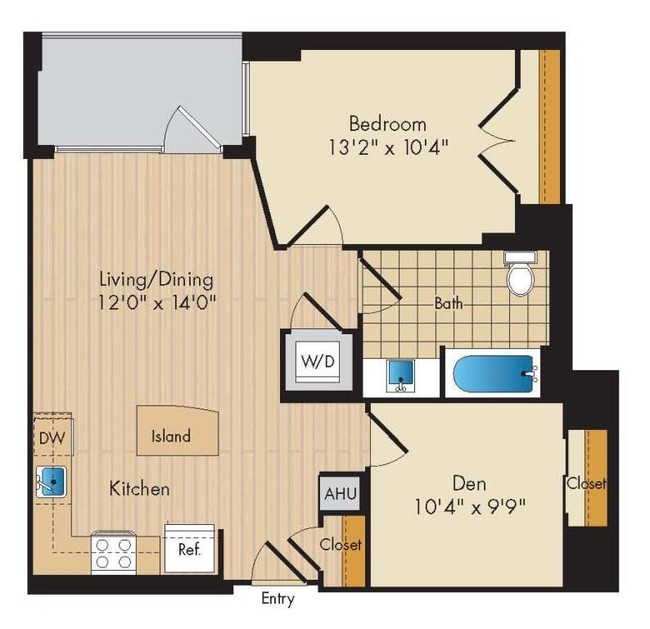 Floorplan - Flats 130 at Constitution Square
