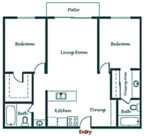 Two Bedroom - Cedar Shores