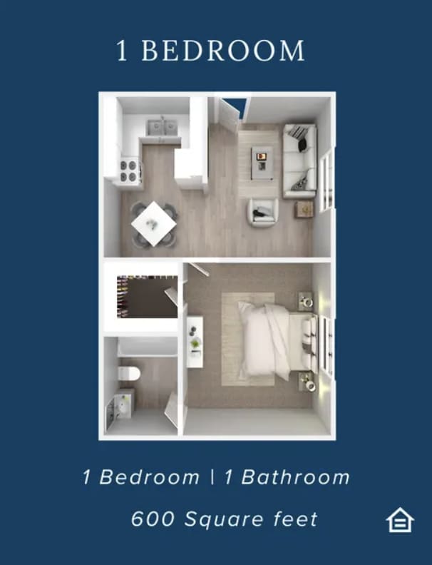 Montana 1 Bed.png - The Montana Apartments