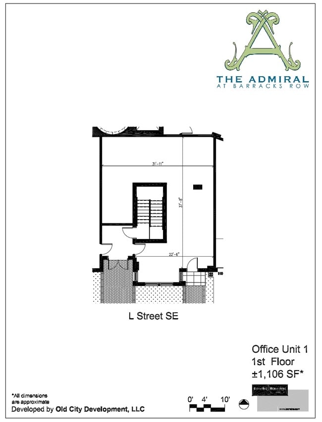 1st Floor Office Unit 1 Plan - 801 Virginia Ave SE