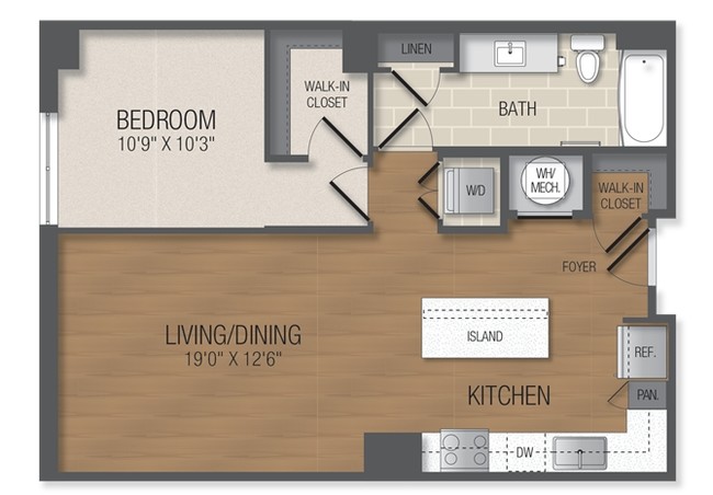 Floorplan - The Acadia at Metropolitan Park