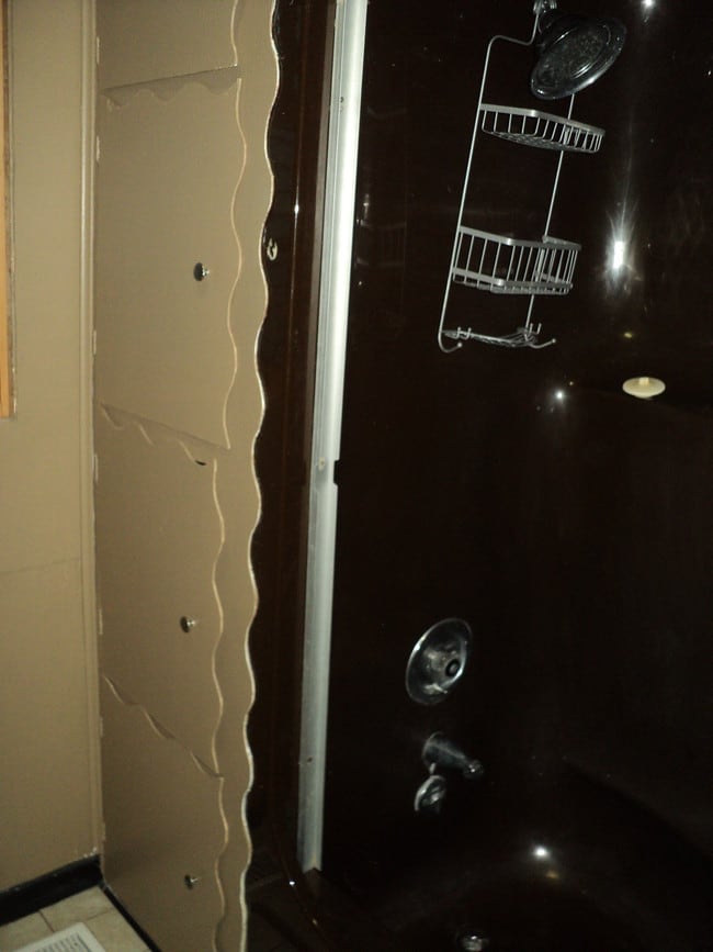 Bathroom with storage cabinet - 530 10th Ave