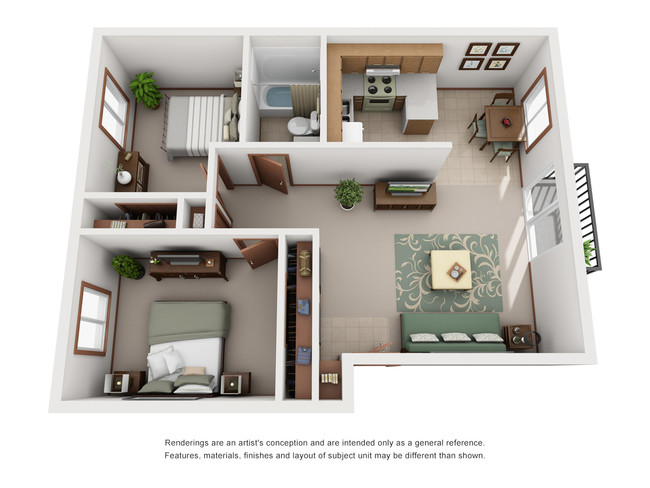 Floorplan - Heritage Apartments