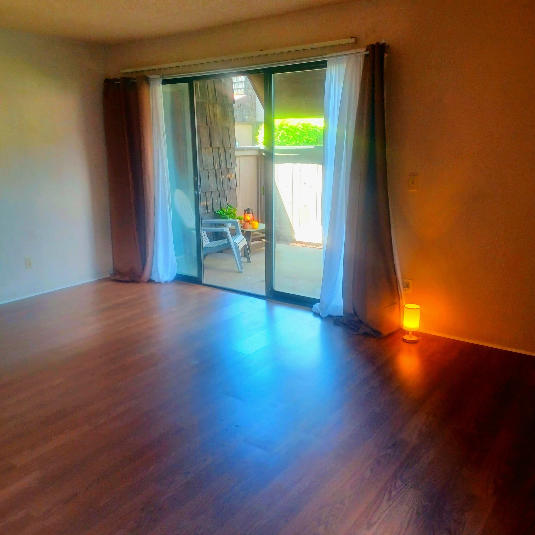 Living Room with open Sliding Doors - 1190 S Winery Ave