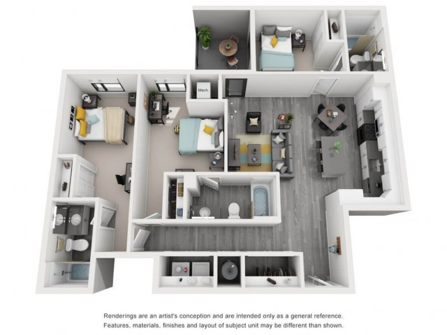 Floorplan - The Bridge on Forbes