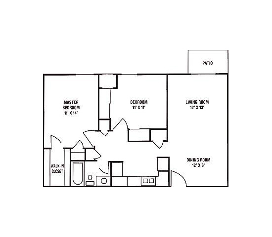 Floorplan - Ridgeview Highlands Apartments & Townhomes...