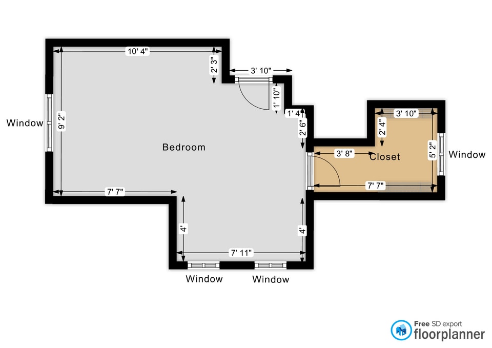 Large Room Floor Plan - 2103 Broadway St NE