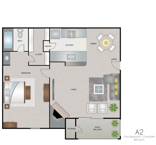 Floorplan - Wythe Apartment Homes