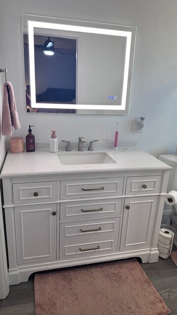 Master Bathroom with touchscreen mirror - 8100 15th Way N