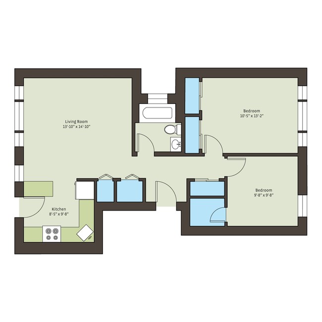 Floorplan - 5301-5307 S. Maryland Avenue