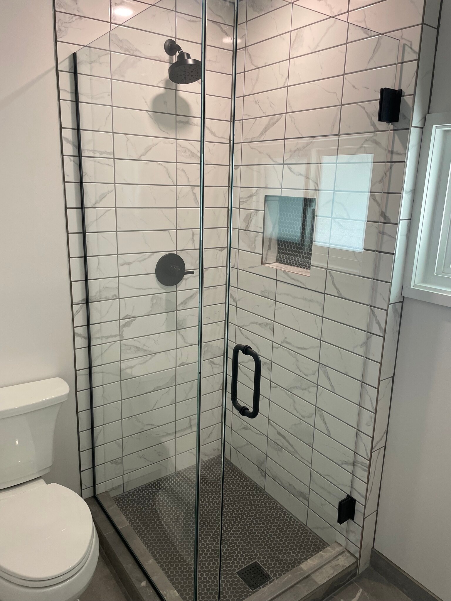 New bathroom shower - 137 Muir Rd