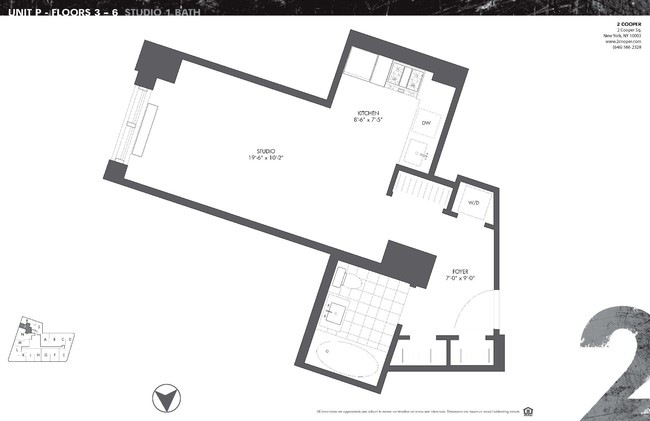 Floorplan - 2 Cooper Square