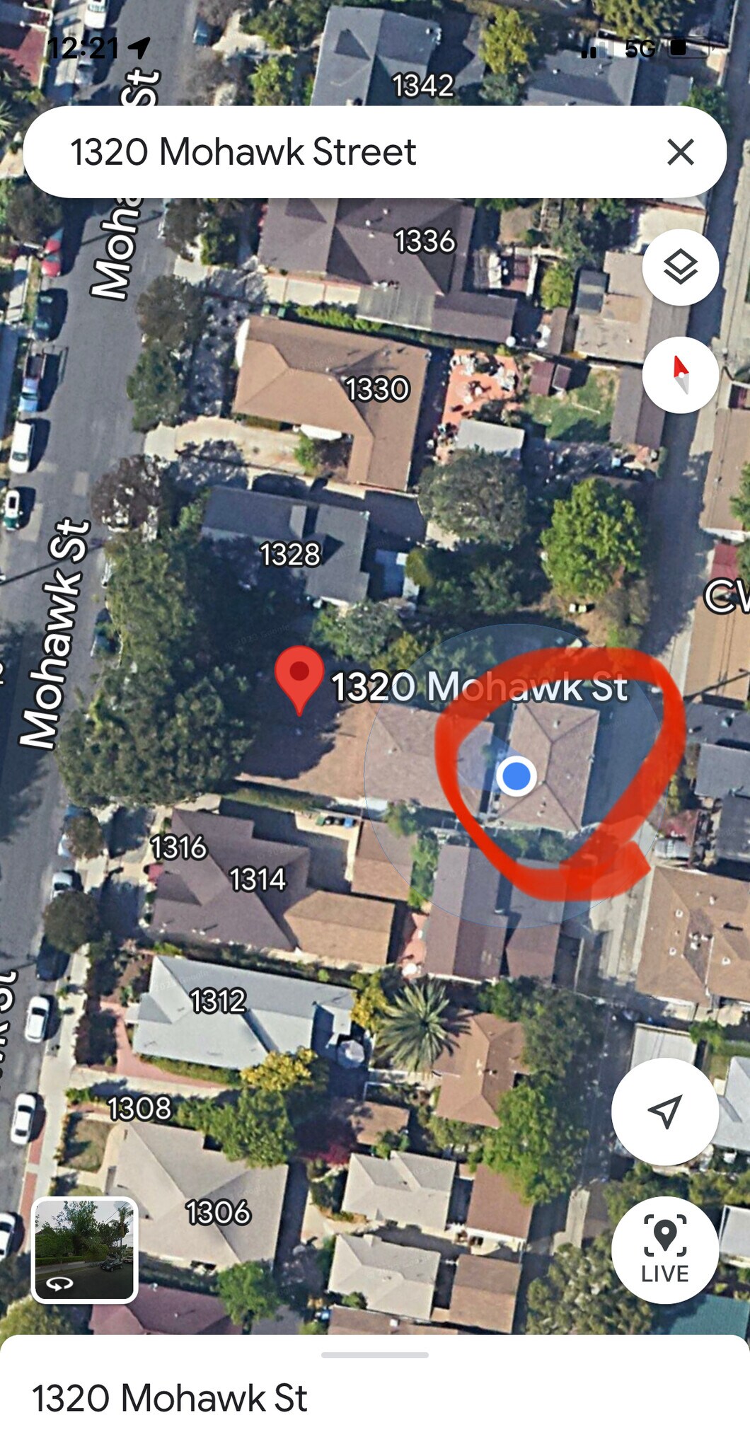 Back unit -off street parking off alley - 1320 Mohawk St