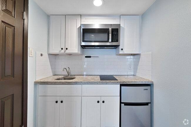 Studio, 1BA - 275SF - Kitchen - The Silhouette Apartments by UH Studios