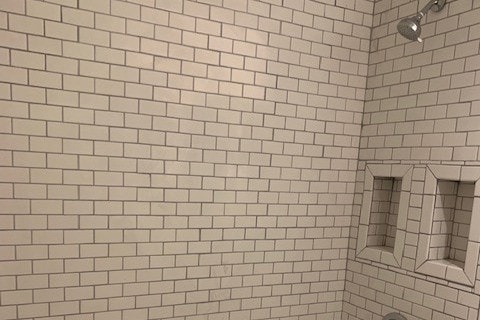 New Bathroom with subway tile - 7415 Rosewood Ave