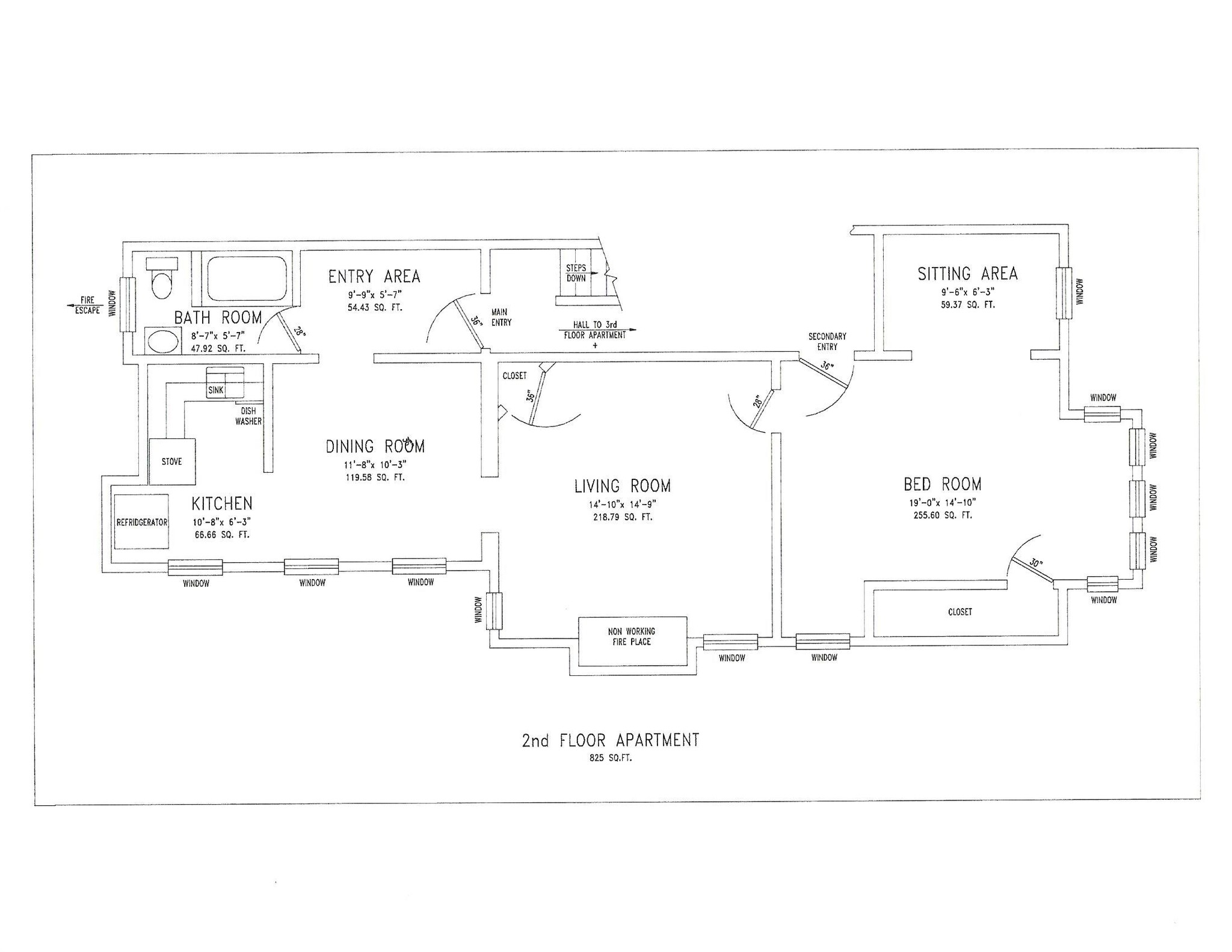 Floor Plan - 225 Emerson St