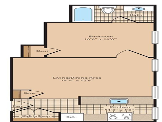 Floorplan - Allentown Center Square 62+ Senior Living