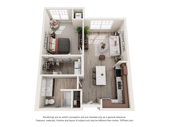 Floorplan - The Winslow 62+ Apartments