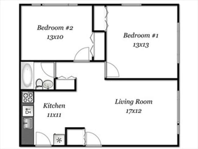 Building Photo - 2BR 1Bth unit. Heat/Hot Water included. Great location! Parking included! Swimming pool!