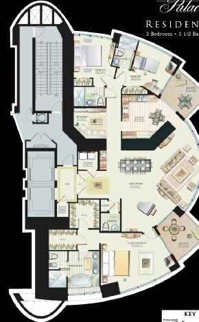 3BR/1.5BA - Trump Palace