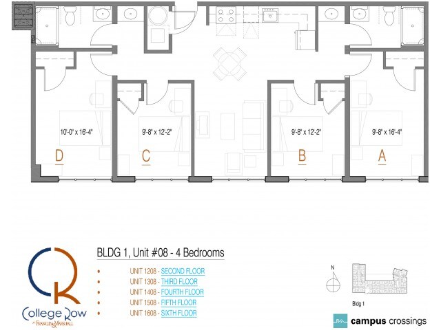 4 Bedroom - Campus Crossings at College Row