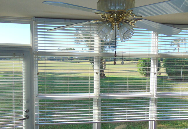 FLORIDA ROOM VIEW OF GOLF COURSE - 1045 Country Club Dr