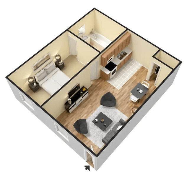 Floorplan - Las Brisas Apartments