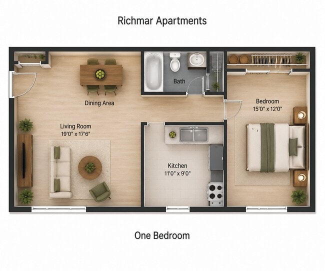 1 Bedroom - Richmar
