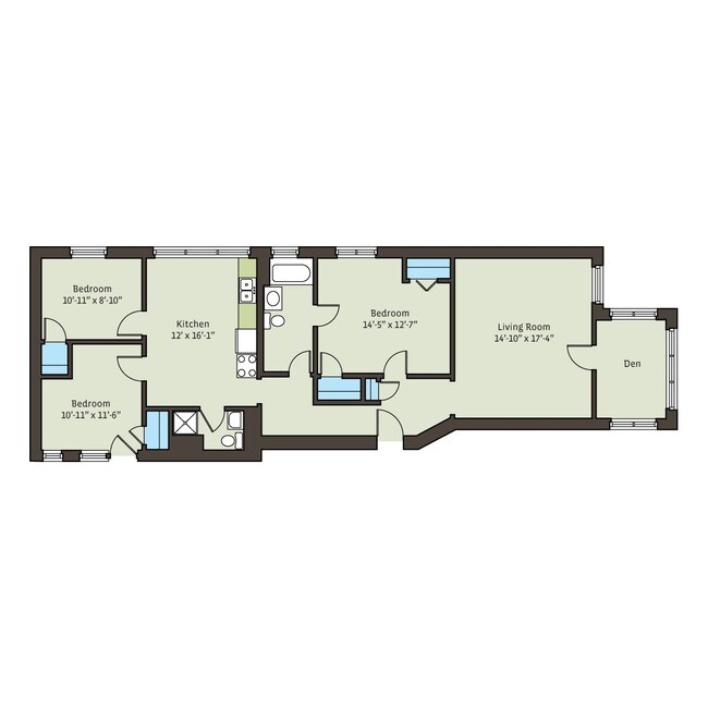 Floorplan - 5452 S. Ellis Avenue