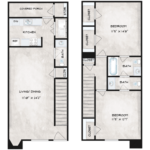 B2 Floorplan - Riverwood