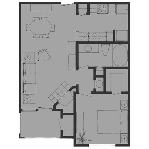 Floorplan - Tuscany Gate Apartments