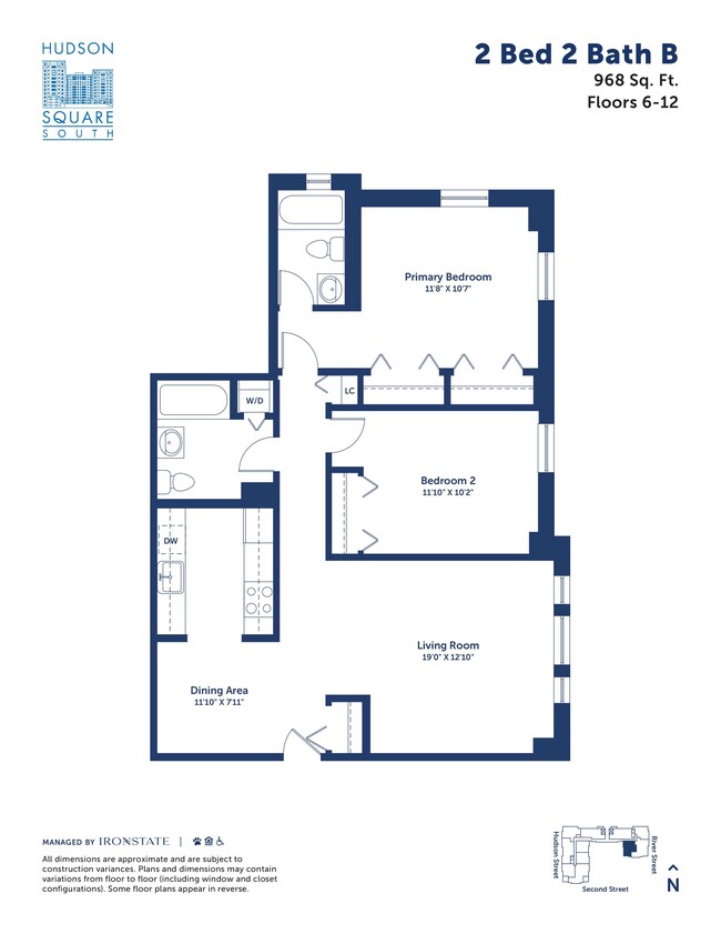 Floorplan - Hudson Square South