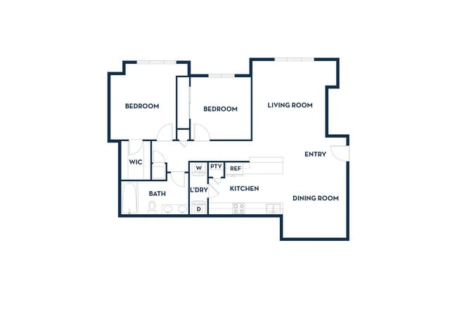 1 Bedroom | 1 Bath | 998 SF - Avalon Oaks Apartments