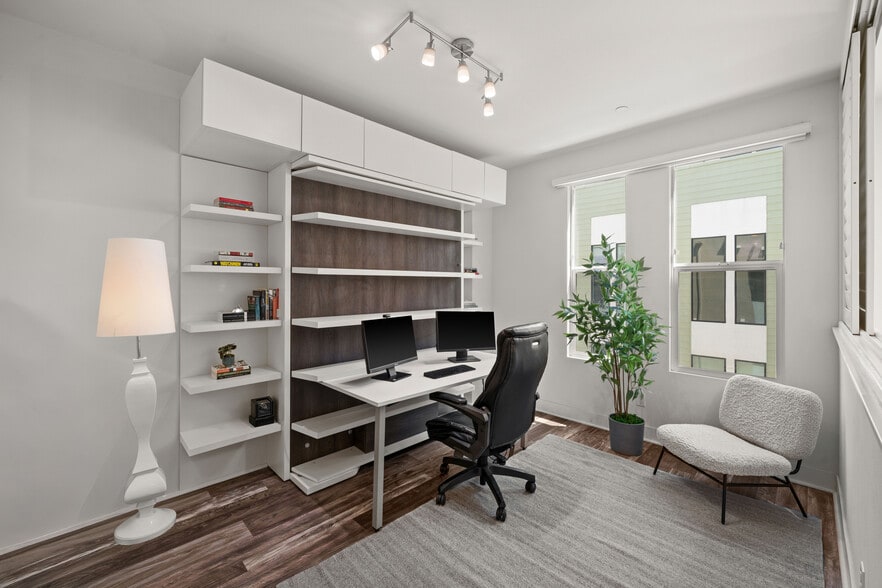 Third Bedroom can be used as an office - 1651 Topanga