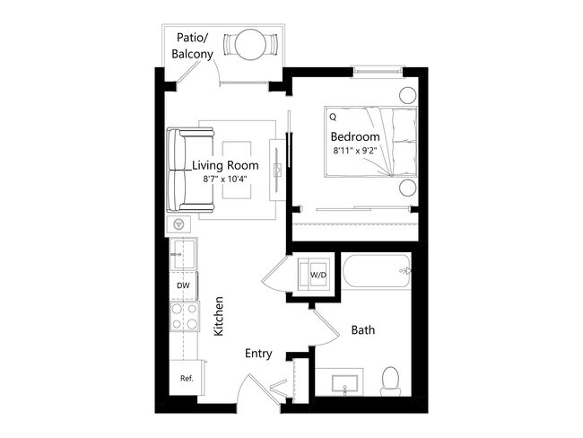 Floorplan - The Santa Monica Collection - 1430 Lincoln