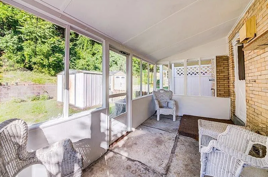 Rear patio area for morning/evening relaxing - 210 E Garden Rd