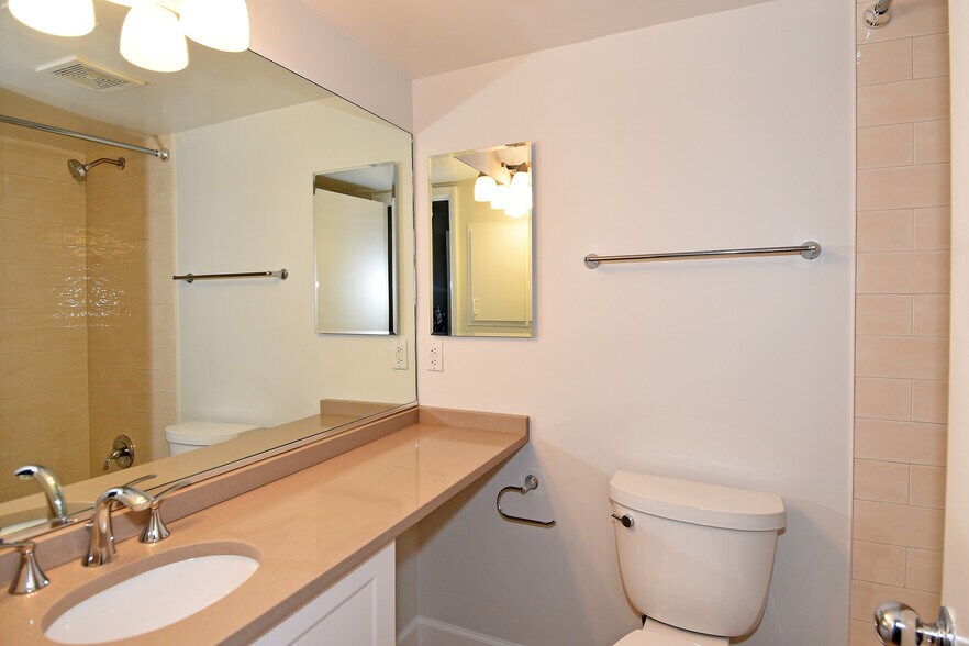 Bath #2 Large counter space plus medicine cabinet - 1445 N St NW