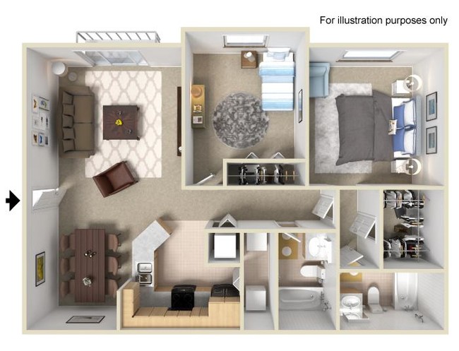 Floorplan - Sanctuary Cove Apartments