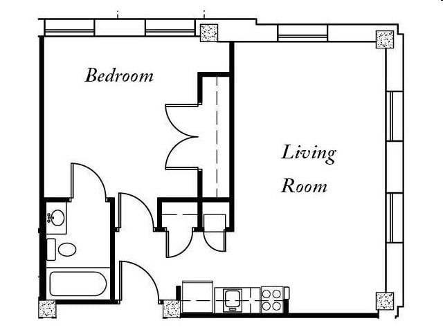 1BR/1BA - Flint Goodridge
