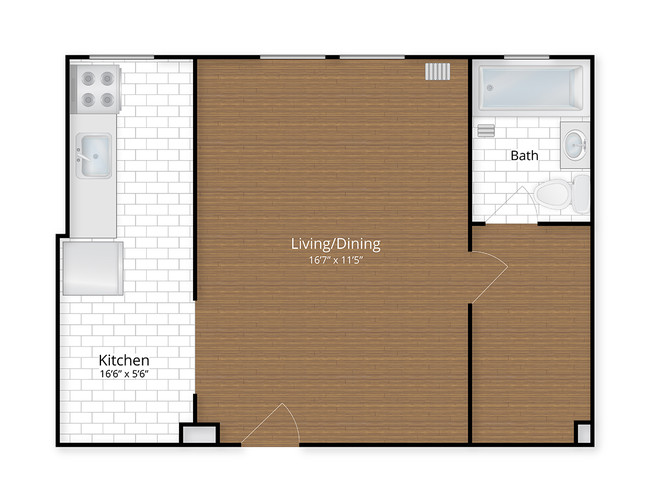 Floorplan - 1630 Park Apartments