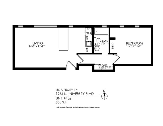 Floorplan - University 16
