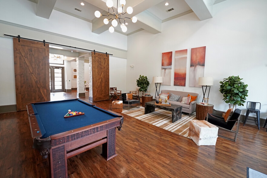 Pool Table & Community Lounge - Residences at River Park West