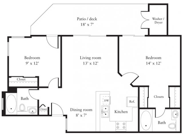 Floorplan - eaves Thousand Oaks