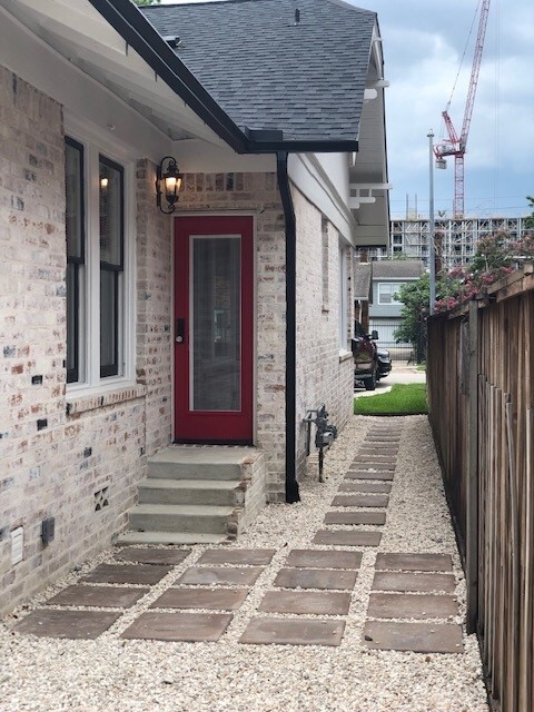 patio area outside back door - 1742 W Main St