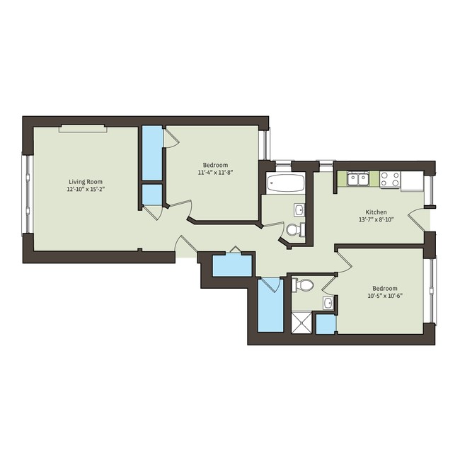 Floorplan - 5335-5345 S. Kimbark Avenue