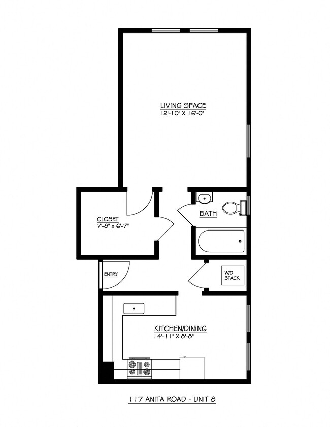 Floorplan - Anita Road Apartments