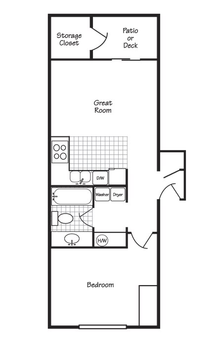 1BR/1BA - Landmark Apartments