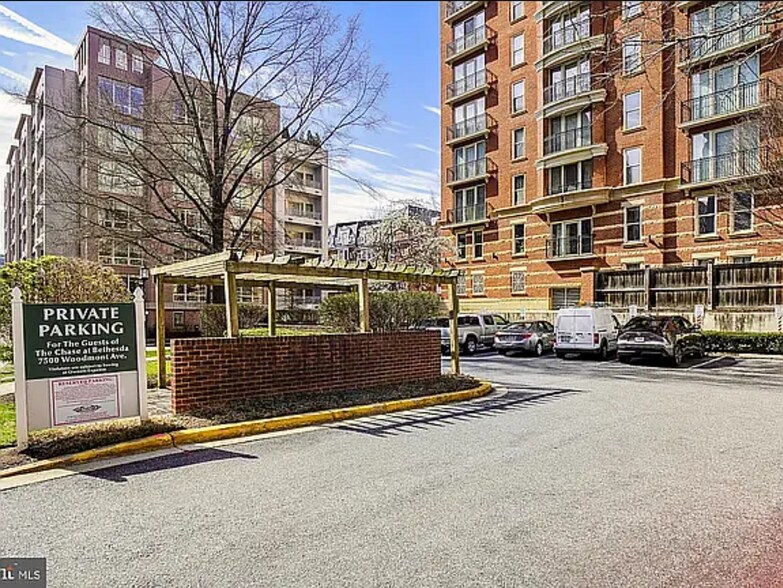 Complimentary guest parking - 7500 Woodmont Ave