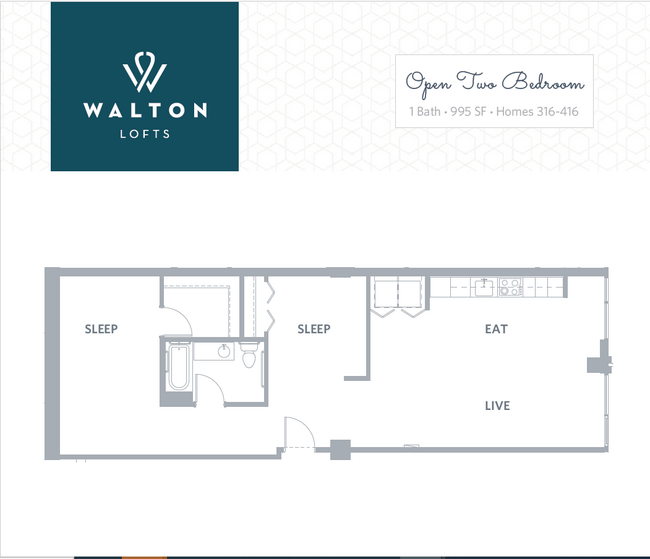 Floorplan - Walton Lofts